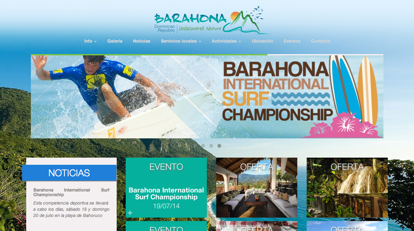 Page d'accueil go-Barahona